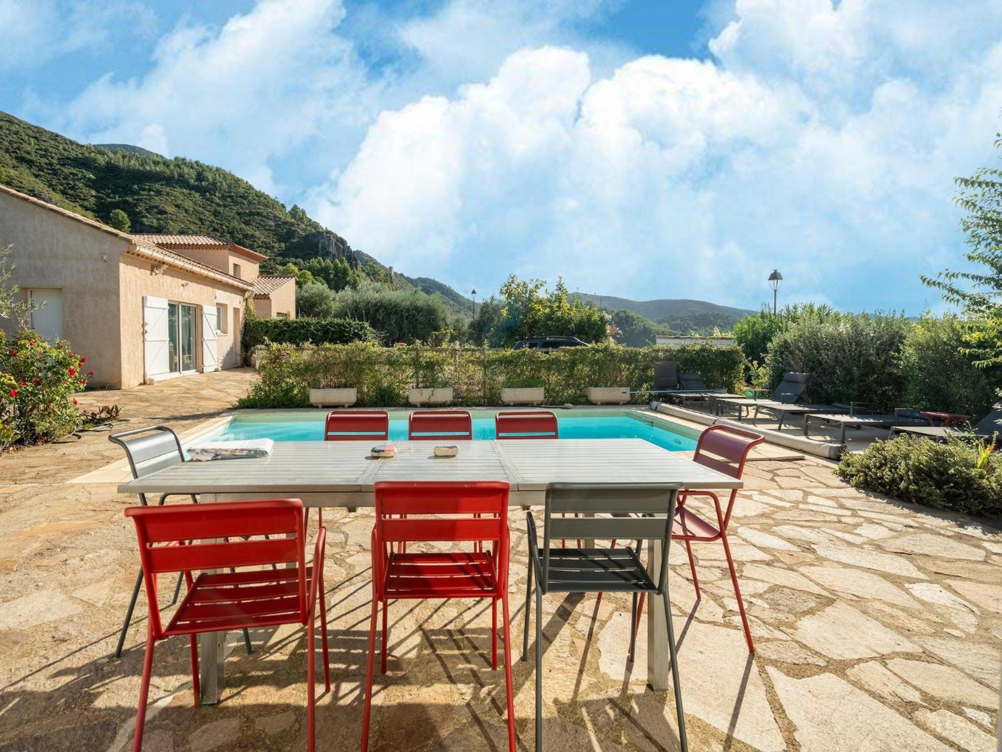 House In The South Of France With Private Pool Villa Roquebrun ภายนอก รูปภาพ